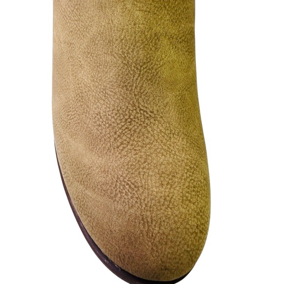 Korks Hadley Natural Nubuck Chunky Block‎ Heel Booties Womens Size 9M NWB - Picture 16 of 16